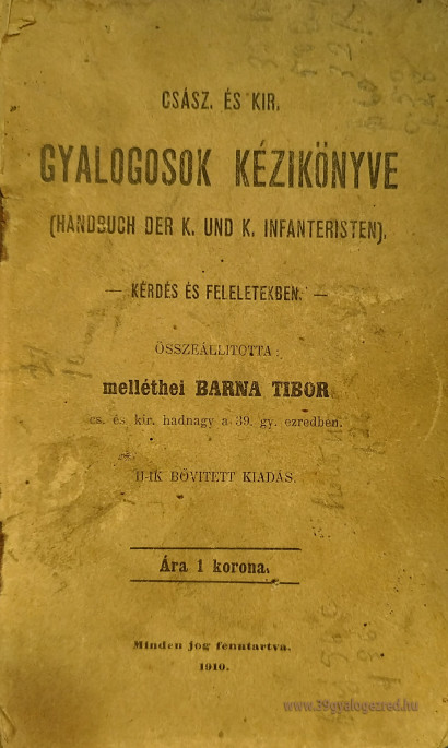 Mikor kell az őrnek fegyverét használnia? Szabályzat 1909-ből